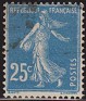 France 1926 Personajes 25 ¢ Azul Scott 168. Francia 168. Subida por susofe